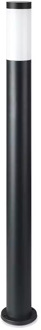 LED Sokkellamp Dally XL Zwart E27 Fitting IP44 110cm -  Staande buitenlamp - Vloerlamp buiten