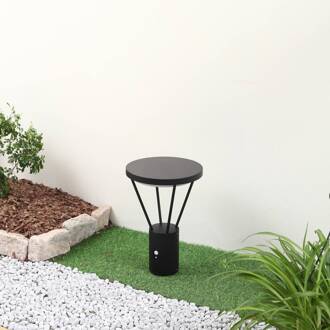LED sokkellamp Elario, 44 cm, zwart, sensor zandzwart