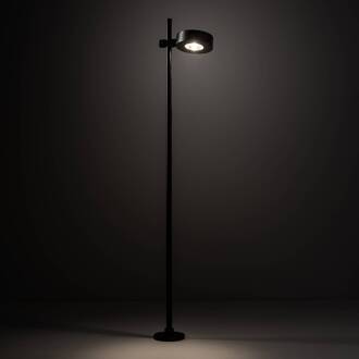 LED sokkellamp Tessa, zwart, aluminium, hoogte 100 cm