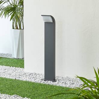 LED sokkellamp Tinna, 60 cm, antraciet, IP65 antraciet, wit