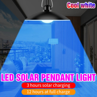 LED Solar Chandelier Light Outdoors Battery 5V Portable Bulb 15W 20W Emergency Lamp LED Solar Waterproof Camping Lighting Bulbs