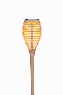 LED Solar Fakkel zand 10x61cm beige