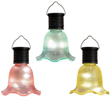 LED Solar lampje bloem 8x10cm verschillende