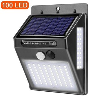 Led Solar Light Outdoor Motion Sensor Wandlamp Waterdichte Zonne-energie Pathway Licht (100/150LED 1/2/4/8 Pcs) 100 LED 1 Pack
