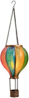 LED Solar Luchtballon vlameffect 29x86cm multi