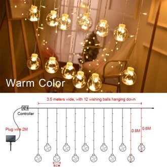 Led Solar String Light Tuin Decoratie Outdoor Lamp Willen Lichten Room Decor Gordijn Lampen Wedding Garland Fairy Licht warm wit