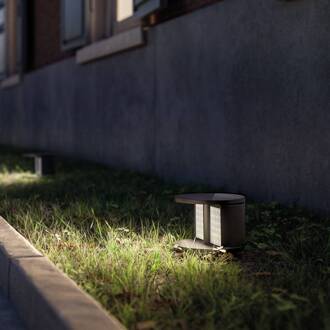 LED solar tuinlamp SWING, antraciet, Ø 20 cm IP65