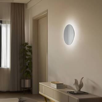 LED-spiegel Ring M, Ø 29 cm, glas, warmwit