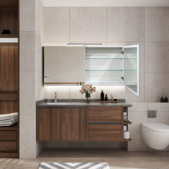 LED Spiegelkast - Afimera Vanity 60x120 cm - Randloos - Aluminium - Witte Afwerking - IP44 Gecertificeerd Helder/Koud wit