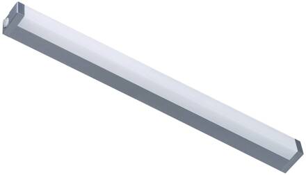 LED spiegellamp 512, 4.000 K, 88 cm, zilver zilver, gesatineerd