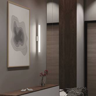 LED spiegellamp Lichtbalk, mat wit wit mat, opaal