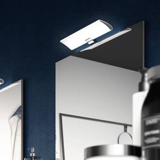 LED spiegellamp Miracle in chroom, breedte 30 cm chroom, wit
