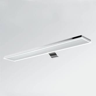 LED spiegellamp Palma S chroom, transparant