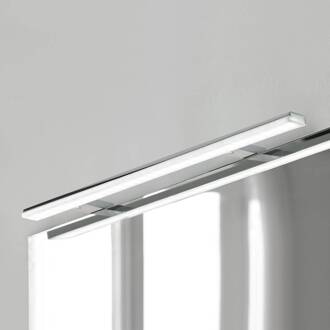 LED spiegellamp Pandora, chroom, breedte 80,8 cm