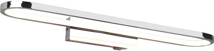 LED Spiegelverlichting - Trion Giando - 22W - Warm Wit 3000K - Spatwaterdicht IP44 - Glans Chroom - Aluminium Zilverkleurig