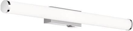 LED Spiegelverlichting - Trion Matero - 6W - Spatwaterdicht IP44 - Warm Wit 3000K - Glans Chroom - Aluminium Zilverkleurig