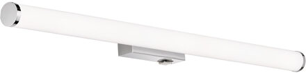 LED Spiegelverlichting - Trion Matero - 8W - Spatwaterdicht IP44 - Warm Wit 3000K - Glans Chroom - Aluminium Zilverkleurig