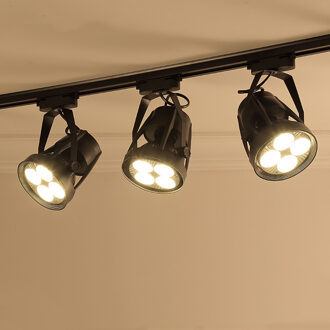 Led Spoor Licht 360 Dergee Rotatie Verstelbare Led Rail Spot Led Lamp Indoor Kleding Winkel Geleid Spoor Armaturen wit