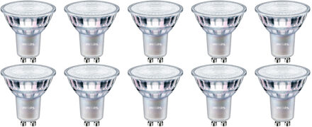 LED Spot 10 Pack - MASTER 927 36D VLE - GU10 Fitting - DimTone Dimbaar - 3.7W - Warm Wit 2200K-2700K