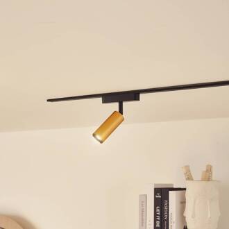 LED spot 48 V Lumaro, goud, Ø 4 cm, aluminium, dimbaar