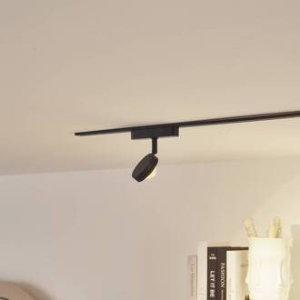 LED spot 48 V Lumaro, zwart, Ø 7,3 cm, aluminium, dimbaar