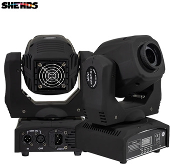 LED Spot 60W Moving Head Light Gobo/Pattern Rotation Manual Focus With DMX Controller For Projector Dj Disco Stage Lighting