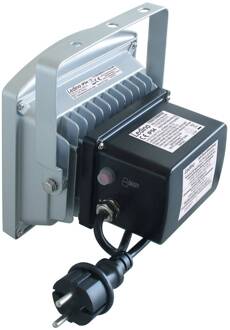 LED spot Benrath, antipanieklamp met accu zilver