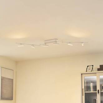 LED spot Eldrin, wit, 6-lamps, lichtstrip