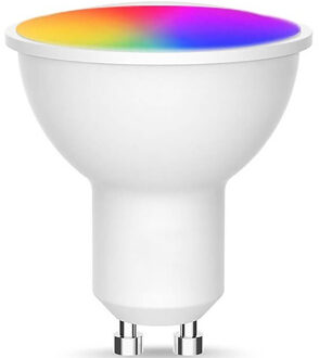 LED Spot - Facto - Smart LED - Wifi LED - Slimme LED - 5W - GU10 Fitting - RGB+CCT - Aanpasbare Kleur - Dimbaar