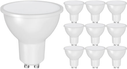 LED Spot - GU10 PAR16 - 10 Stuks - Brinton Advin - 7W 580lm 110D - 865 Helder/Koud Wit 6500K | Vervangt 70W