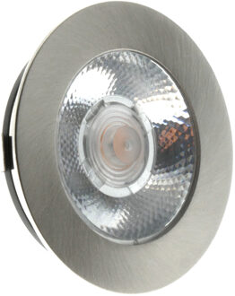 LED Spot Keukenverlichting - ED-10045 - 3W - Warm Wit 2700K - Dimbaar - Waterdicht IP54 - Onderbouwspot - Zilverkleurig