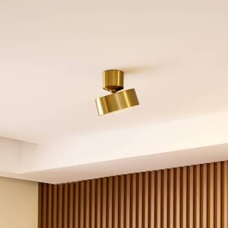 LED spot Nivoria, goud, set van 2, draaibaar