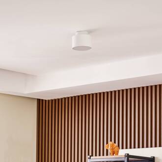 LED spot Nivoria, Ø 11cm, 15 W, wit, metaal