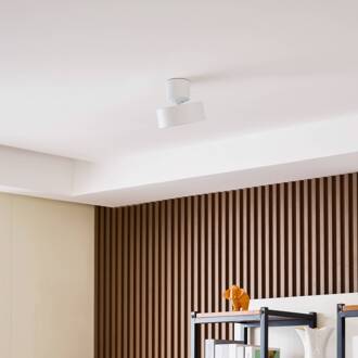 LED spot Nivoria, Ø 14 cm, wit, zwenkbaar