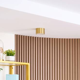 LED spot Nivoria, Ø11 cm, 9 W, goudkleurig, metaal