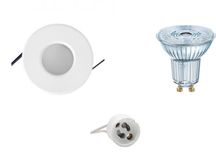 LED Spot Set - OSRAM Parathom PAR16 940 36D - Aigi - GU10 Fitting - Waterdicht IP65 - Dimbaar - Inbouw Rond - Mat Wit