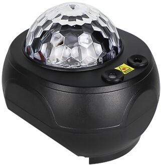 Led Star Night Light Lamp Muziek Sterrenhemel Water Wave Kleurrijke Sterrenhemel Projector Blueteeth Sound-Activated Projector Licht Decor stijl 3