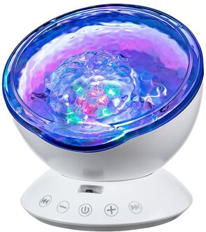 Led Star Night Light Lamp Muziek Sterrenhemel Water Wave Kleurrijke Sterrenhemel Projector Blueteeth Sound-Activated Projector Licht Decor stijl 6