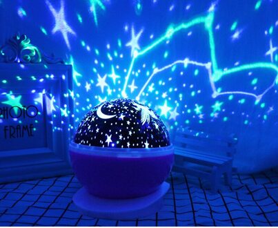 LED starry nachtlampje projectielamp baby slaap kinderen LED projectie tafellamp KidsToys kerstcadeau Pegasus blauw licht