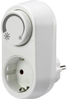 LED Stekkerdimmer - Priso Tuby - Opbouw - Enkel Knop - 3-24W - Wit Nederland