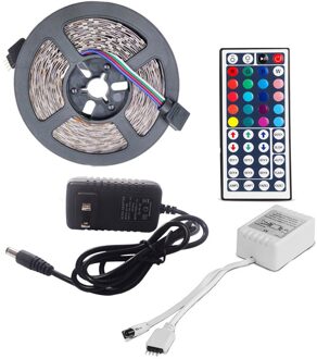 Led Strip 220V Afstandsbediening 5-Meter Geen-Waterdichte Flexibele Kleur Veranderende Rgb Smd 3528 300 Leds Strip licht US