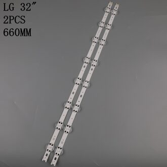 Led Strip 8Leds Voor Lg 32 "Tv 6916L-2855B 32 V17 8LED 2855A Rev0.0 32LJ510U-ZA 32LJ510V HC320DXN-ABSL1-2143 LC320DXE (fk)(A2)