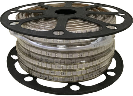 LED Strip - Aigi Strobi - 50 Meter - IP65 Waterdicht - Rood - 2835 SMD 230V