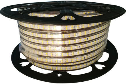 LED Strip - Aigi Strobi - 50 Meter - IP65 Waterdicht - Warm Wit 3000K - 2835 SMD 230V