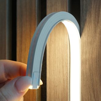Led strip in flexibel wit inbouwprofiel | helder wit | 3 meter