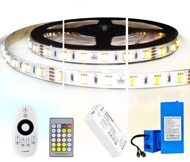 Led strip op batterij dual white premium complete set 2 meter