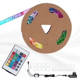 LED SUPERINE  LED strip - 5m - met afstandsbediening - Voor buiten - Dimbaar