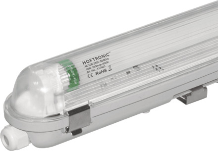 LED T8 TL Armatuur IP65 60 cm 3000K 9W 1440lm 160lm/W incl. flikkervrije LED buis Koppelbaar