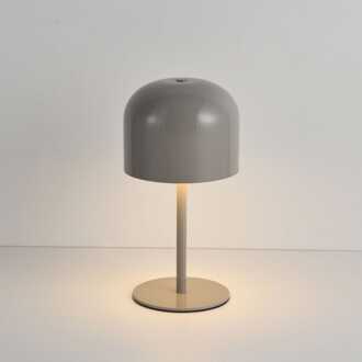 LED Tafellamp Ariello beige s - 2W - Metaal - Paddenstoel - IP20 voor binnen - Met geïntegreerde dimmer - USB-C oplaadbaar - Small