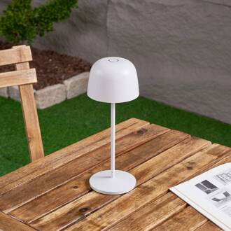 LED tafellamp Arietty, wit, dimbaar, IP65 wit mat